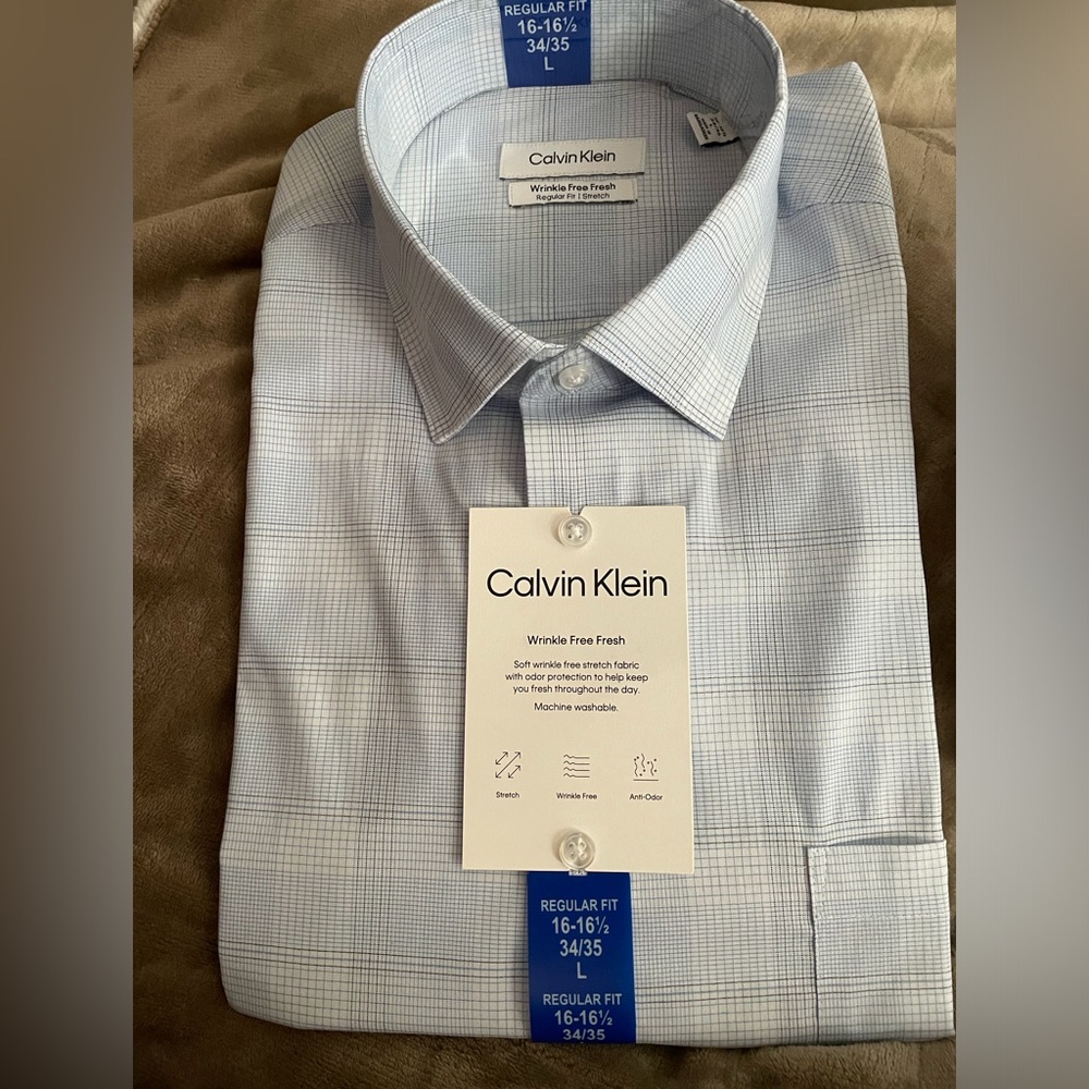 NEW Calvin Klein Mens Dress Shirt